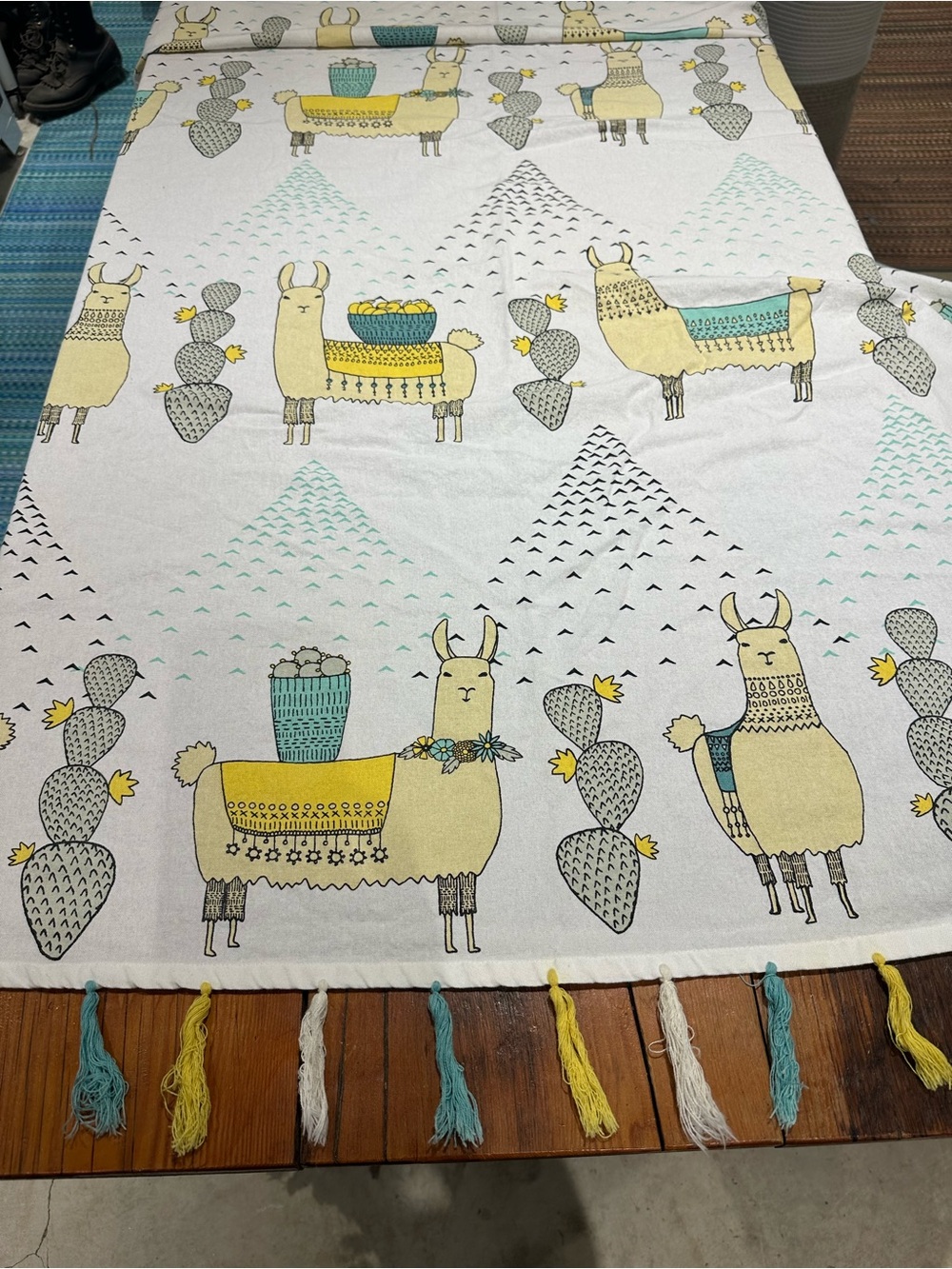 Danica Studio Llamarama Shower Curtain
